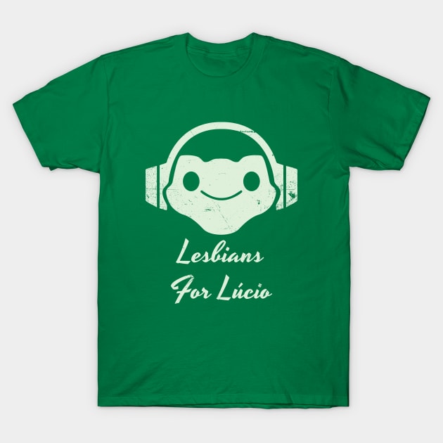 Lesbians for Lúcio T-Shirt by ZombieWang